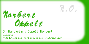 norbert oppelt business card